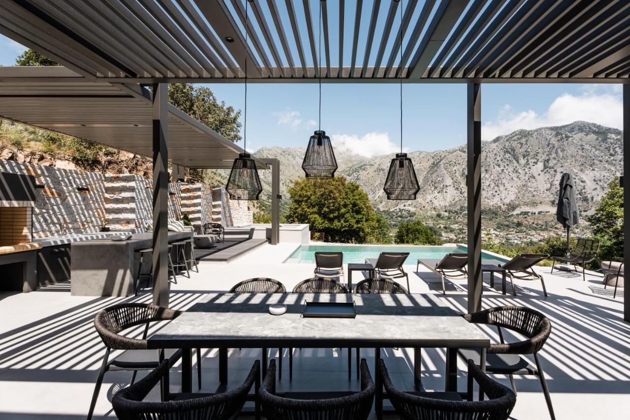 Eumelia Iconic Villa, With Heated Pool & Whirlpool, By Thinkvilla Asi Gonia Extérieur photo