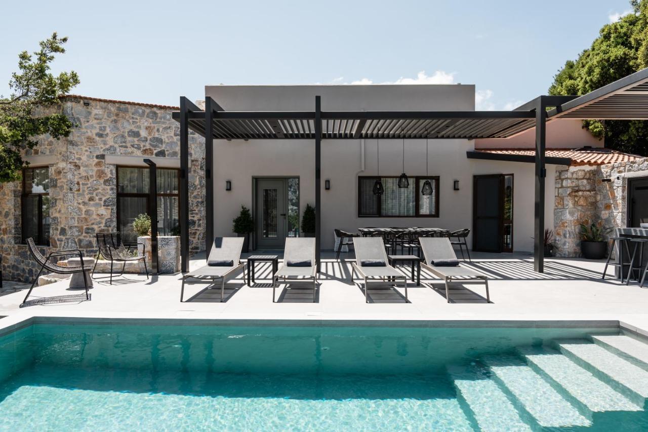 Eumelia Iconic Villa, With Heated Pool & Whirlpool, By Thinkvilla Asi Gonia Extérieur photo