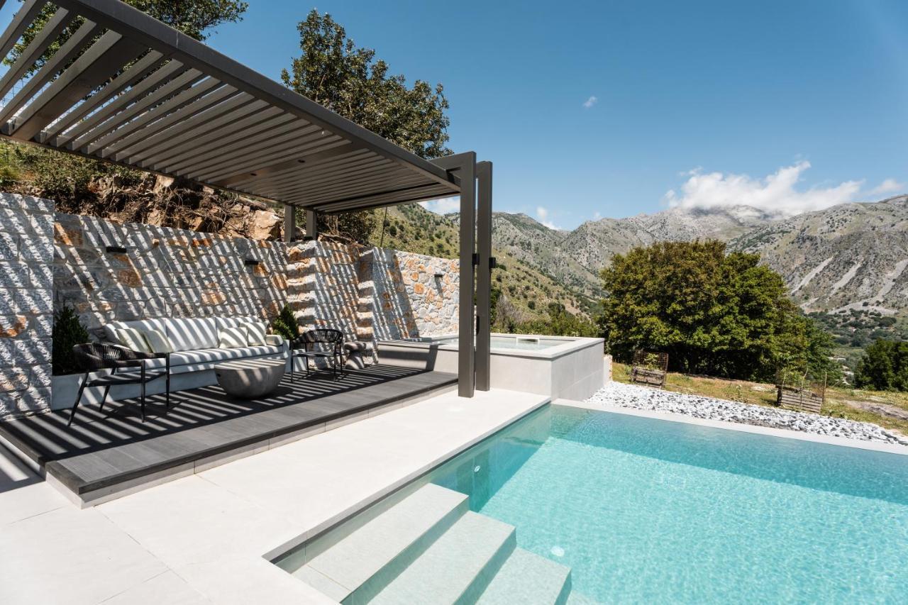Eumelia Iconic Villa, With Heated Pool & Whirlpool, By Thinkvilla Asi Gonia Extérieur photo