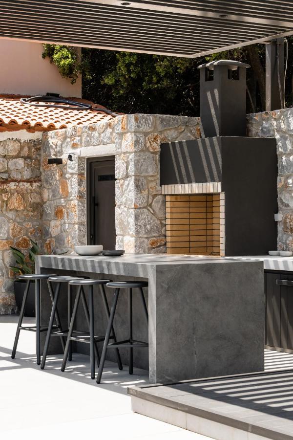 Eumelia Iconic Villa, With Heated Pool & Whirlpool, By Thinkvilla Asi Gonia Extérieur photo